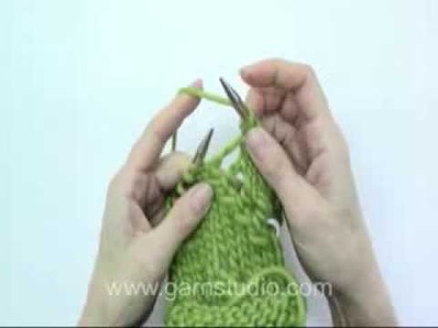 DROPS Knitting Tutorial: How to knit lace with zig-zag