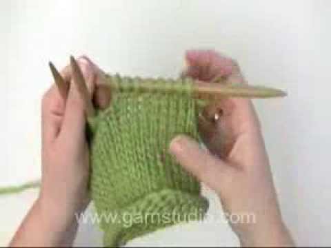DROPS Knitting Tutorial: How to knit extension of knitted sleeve or body