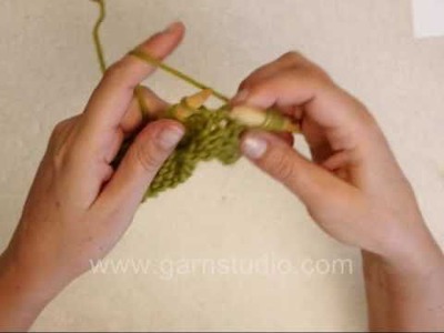DROPS Knitting Tutorial: How to knit basket texture