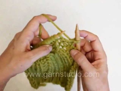 DROPS Knitting Tutorial: How to knit a smock pattern