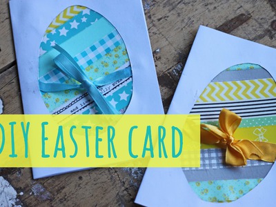 Easter crafts: make an easter card