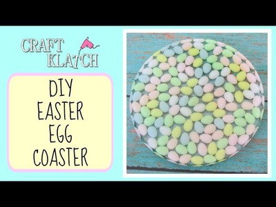 Easter Egg Coaster DIY Another Coaster Friday Craft Klatch Easter Series