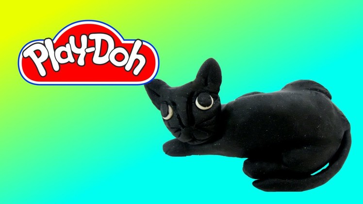 Easy to make a Play Doh Black Cat Play-Doh Craft N Toys