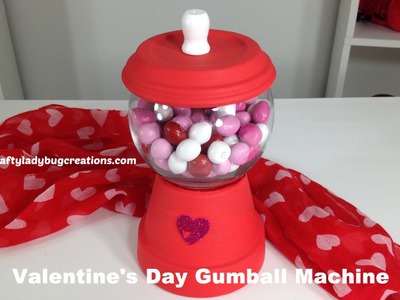 Easy Valentine's Day Kids Craft - DIY Gumball Machine by Kaylee