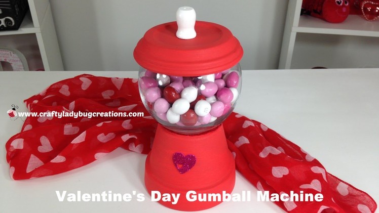Easy Valentine's Day Kids Craft - DIY Gumball Machine by Kaylee