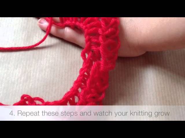 Finger Knitting Craft Tutorial