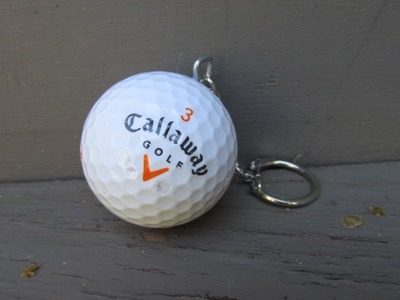 Golf Ball Keychain for Father's Day Craft Tutorial