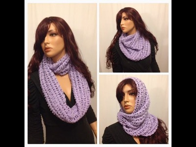 How to Crochet a Round Infinity Scarf Pattern #14 │by ThePatterfamily