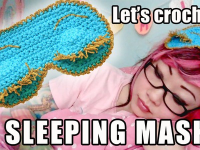 How to Crochet a Sleeping Mask! Holly Golightly from Breakfast at Tiffany's