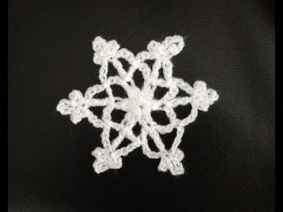 How to Crochet a Snowflake P#3 by ThePatterfamily