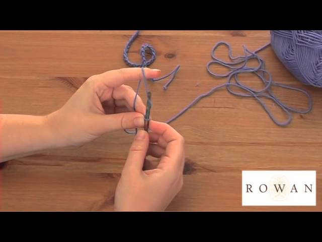 How to Crochet: chain and slip stitch, with Rowan Yarns and wibbling wools