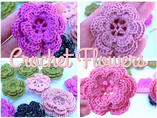 How To Crochet Flower #14
