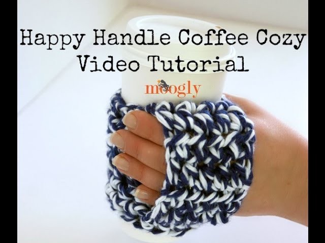How to Crochet: Happy Handle Coffee Cozy