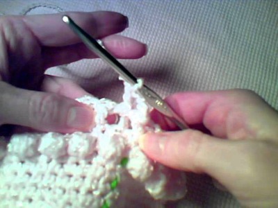 How to Crochet:  Puff Sttich Baby Hat - Rounds 20-21