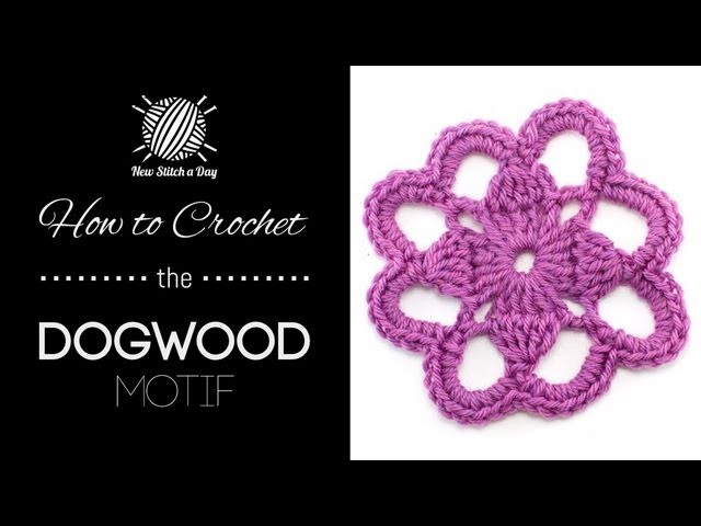 How to Crochet the Dogwood Motif