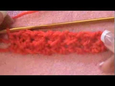 How to Crochet The "Moss Stitch"