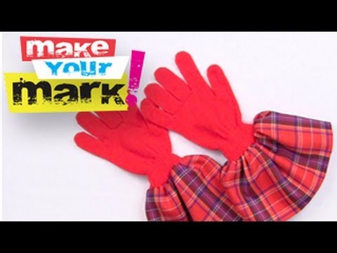 HOW TO: Dollar Store Knit Glove UP-Style baby!  DIYnot?