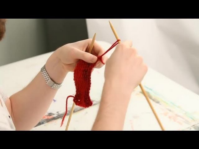 How to End a Knitting Stitch : Knitting Projects