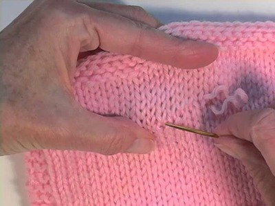 How to Fix a Snag in Knitting