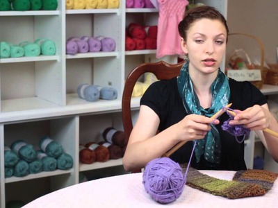 How to Knit a Loose Scarf : Knitting Tips & Techniques