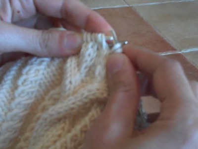 How to Knit a Wrapped Cable
