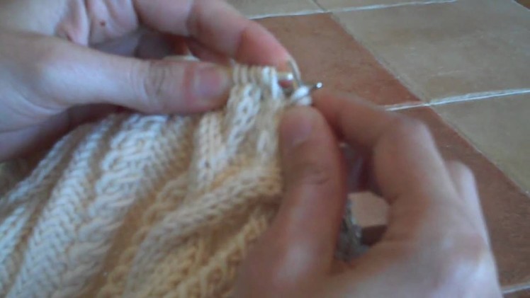 How to Knit a Wrapped Cable