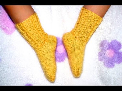 How to Knit Basic Socks for Baby Part 2