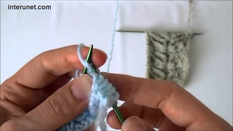 How to knit classic leaves pattern - knitting tutorial