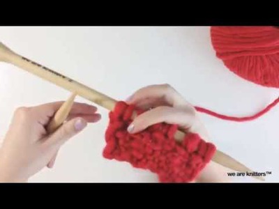 How to knit Linen stitch | We Are Knitters