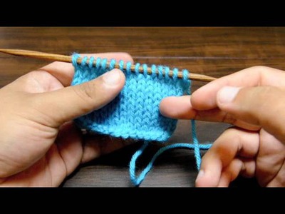 How to Knit Recognizing a Knit Stitch and Purl Stitch