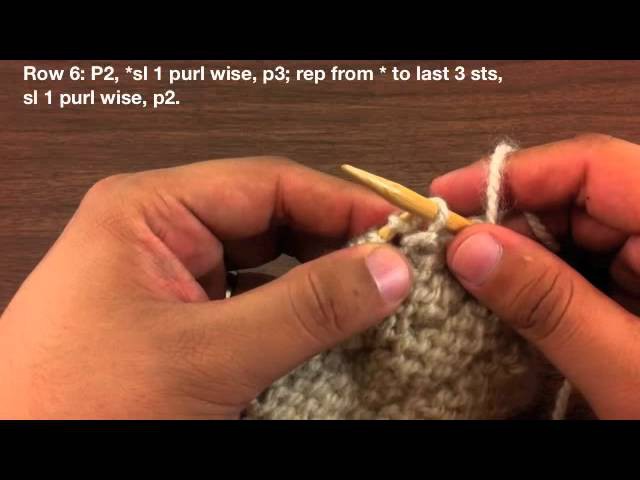 How to Knit the Brick Stitch (English Style)