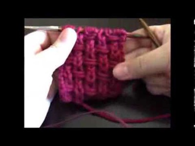 How To Knit The Broken Rib Slip Stitch