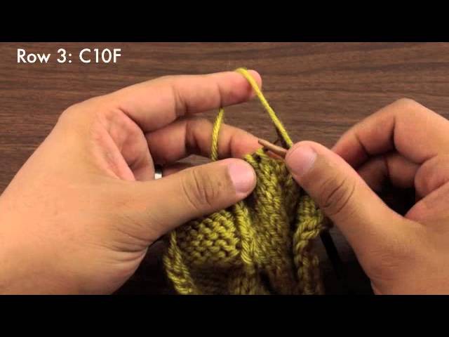 How to Knit the Chunky Cable Stitch (Continental Style)