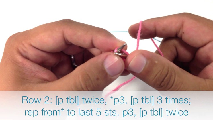 How to Knit the Simple Lace Rib Stitch