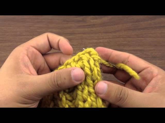 How to Knit: Weaving in Ends on Brioche
