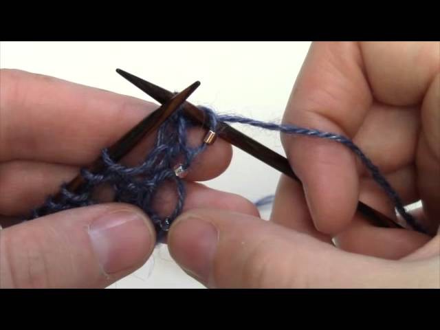 How-To: Knit with Beads (pre-strung)