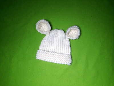 How to Loom Knit a Baby Hat with Ears (DIY Tutorial)