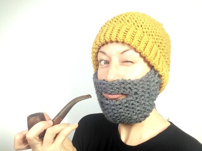How to Loom Knit a Beard Hat (DIY Tutorial)