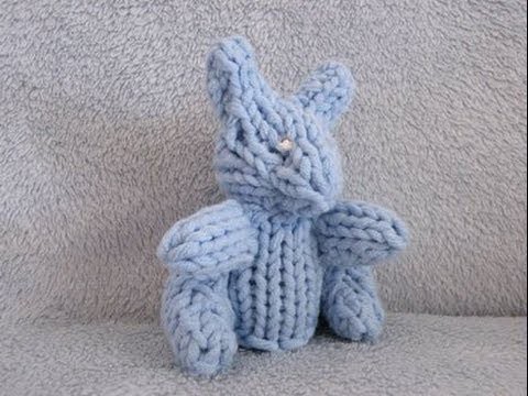 How to Loom Knit a Mini Rabbit