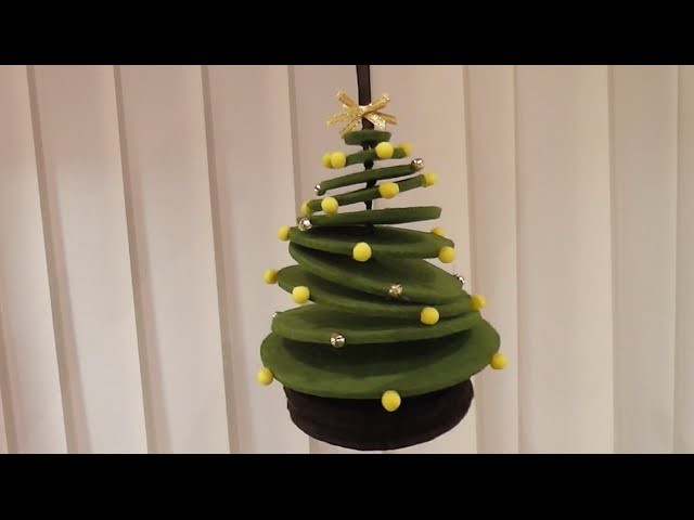 How to make a 3D felt Christmas Tree (DIY Tutorial)
