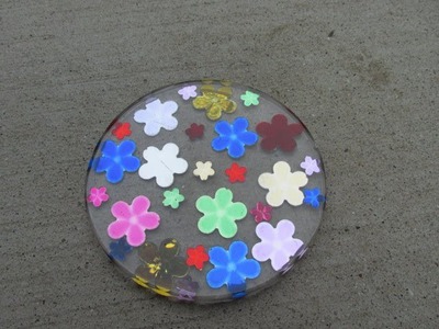 How to Make a Flower Jewel Coaster Craft Tutorial