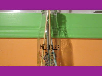 How to Make a Knitting Needle Holder
