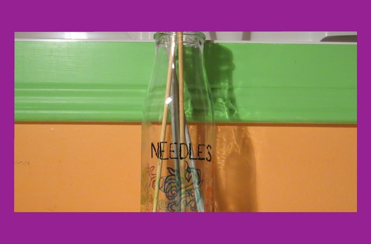 How to Make a Knitting Needle Holder