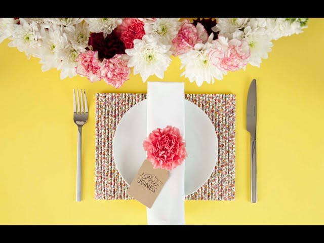 How to make a straw placemat (craft tutorial)