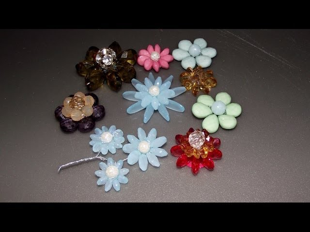 How to make Bead Flowers - Craft Tips #10