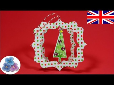 How to make Christmas Decorations *Xmas Ornaments* DIY Craft Papercrafts Ideas Scrapbook Mathie