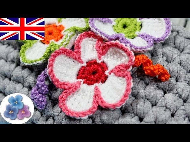 How to make Crochet Flowers DIY Crochet Flower Amigurumis Mathie