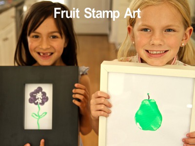 How-To Make Fruitastic Art Stamps - Easy DIY Kid Craft by Friday Playdates