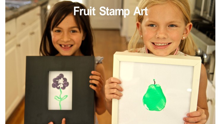 How-To Make Fruitastic Art Stamps - Easy DIY Kid Craft by Friday Playdates