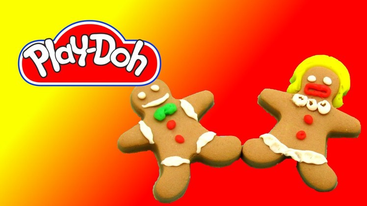 How to make  Gingerbread Cookies out of Play Doh